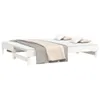 vidaXL Letto da giorno allungabile bianco 2x(80x200) cm in Anteprima dell’immagine prodotto 3