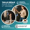 CASARIA® Porte-manteau avec socle Noir en marbre 14 Voir les images du produit 4