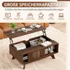 Couchtisch mit Ausziehbar und Höhenverstellbar, versteckter Produktbild-Vorschau 6
