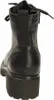 The back view of a black leather boot with a thick sole. Anteprima dell’immagine prodotto