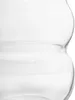 A close-up view of a clear glass with a distinctive bulbous shape. Podgląd zdjęcia produktu
