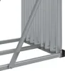 vidaXL Riparo per legna da ardere grigio chiaro 180x45x100 Anteprima dell’immagine prodotto 9