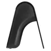 A black plastic object with a curved shape and a thin, flat extension. Anteprima dell’immagine prodotto