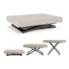 Table Basse Relevable et Extensible SANDI 120x80/200 cm – Voir les images du produit 1