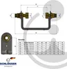 Schlösser Wasserzählerbügel Edelstahl 2280 für 110mm WZ Produktbild-Vorschau 4
