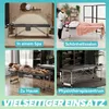 UISEBRT Professionele, inklapbare massagetafel in zwart – Productafbeelding-voorbeeld 6