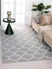 Teppich Wohnzimmer Stil Ornamente Glänzend Beige Grau Produktbild-Vorschau 2