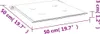 vidaXL Gartenstuhl-Kissen 4 Stk. Grau 50x50x4 cm Produktbild-Vorschau 8