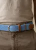 Elastischer Flechtgürtel in Sky Blue – Stufenloser Produktbild-Vorschau 2