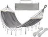 Verk 27124 Hamaka Houpací síť dřevo 200 x 100 cm šedá Náhled obrázku produktu 8