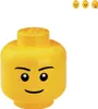 LEGO Aufbewahrungsbox STORAGE HEAD BOY, gelb, L, 8.5 Liter, Produktbild-Vorschau 3