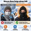 3-in-1 Sturmhaube Fleece Schwarz, Winter Gesichtsschutz mit Produktbild-Vorschau 4