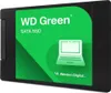 A black SSD with a green label featuring the WD Green logo, SATA SSD text, a laptop icon, and the Western Digital logo. Podgląd zdjęcia produktu