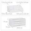 Relaxdays Make Up Organizer klein, 2-teilige Produktbild-Vorschau 6