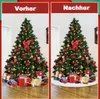 Yakimz Weihnachtsbaumdecke Christbaumdecke Weiß Plüsch Produktbild-Vorschau 6