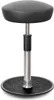 Sitz- Stehhocker Free Tall Hutsitz Boxmark Leder Grau chrom Produktbild-Vorschau 1