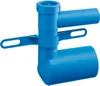 A blue plumbing fixture against a white background. Anteprima dell’immagine prodotto