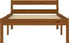 vidaXL Massivholzbett Honigbraun Kiefer 100x200 cm Produktbild-Vorschau 2