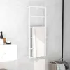The Living Store Handtuchständer Weiß 45x10x115 cm Stahl Produktbild-Vorschau 1