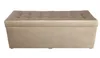 mg dizajnová čalúnená stolička, 45x120 cm, farba béžová - Náhľad obrázku produktu 2