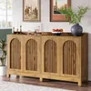 145 cm breed buffetkast met opbergruimte, lange dressoir Productafbeelding-voorbeeld 8