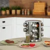 relaxdays Gewürzkarussell aus Edelstahl Produktbild-Vorschau 3
