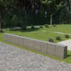 vidaXL Mur de gabions avec couverture Acier galvanisé Voir les images du produit 8