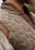 Ärmelloser Gambeson mit handgefertigen Details, braun L Produktbild-Vorschau 9