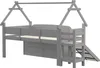 Lit superposé Merax 90 x 200 cm avec cadre de toit, lit Voir les images du produit 8