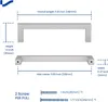 15 Stück Möbelgriffe 128mm lochabstand Küchengriffe Produktbild-Vorschau 2