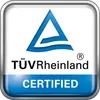 A certification mark from TÜV Rheinland. Produktbild-Vorschau