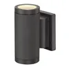 A black outdoor wall light fixture. Produktbild-Vorschau