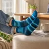 3 Paar Bambus Viskose Socken Ringel blau Softrand o. Gummi Produktbild-Vorschau 9