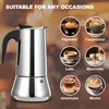 Espressokocher Induktion, Kaffeekocher Edelstahl Produktbild-Vorschau 3