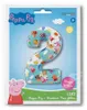 Grabo Folienballon Nummer 2, Peppa Pig, 66 cm Grabo Produktbild-Vorschau 3