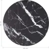 Piano del tavolo nero Ø30x0,8 cm in vetro temperato effetto Anteprima dell’immagine prodotto 3