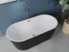 Mexen Luna freistehende Badewanne 180 x 80 cm, Produktbild-Vorschau 3