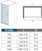 90X180cm 5mm Nano+ESG Nischentür Duschkabine Produktbild-Vorschau 7