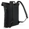 A black backpack shown from the back and side. Anteprima dell’immagine prodotto