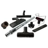A collection of vacuum cleaner attachments arranged on a white background. Produktbild-Vorschau