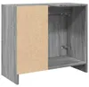 vidaXL Waschbeckenunterschrank Grau Sonoma 63x29x55 cm Produktbild-Vorschau 7