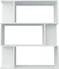 vidaXL Bücherregal/Raumteiler Weiß 80x24x96 cm Produktbild-Vorschau 6