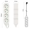 Steckdosenleiste 1,5 m / 4 Steckdosen / weiß / PVC / 1,5 mm2 Podgląd zdjęcia produktu