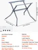 Supporto per seghe da banco VEVOR, portata 158,76 kg, Anteprima dell’immagine prodotto 7