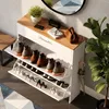 FCH Schuhschrank mit 2 Klappen, Schuhregal mit Schubladen, Produktbild-Vorschau 4