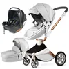 Hot Mom 360 Drehbar Kinderwagen Kombikinderwagen in Grau Produktbild-Vorschau 1