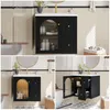 Meuble de salle de bains moderne avec vasque en céramique, Voir les images du produit 6