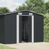 vidaXL Abri de jardin anthracite 257x779x181 cm Acier Voir les images du produit 1