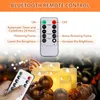 CCLIFE LED Kerzen Echtwachs 5er Set mit Fernbedienung Timer Produktbild-Vorschau 2