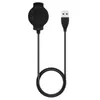 A black USB charging cable with a magnetic dock for a smartwatch. Produktbild-Vorschau